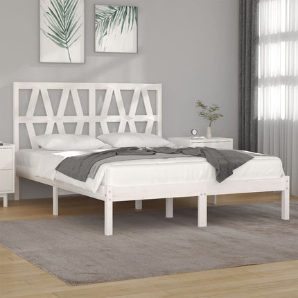 Giroletto Bianco in Legno Massello 180x200 cm Super King