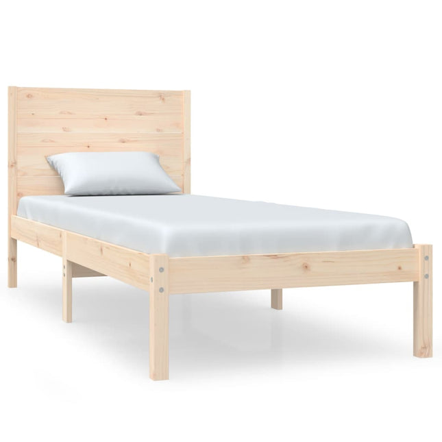 Giroletto senza Materasso 100x200 cm in Legno Massello di Pino