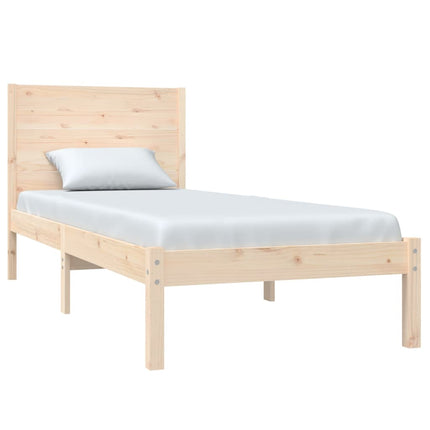 Giroletto senza Materasso 100x200 cm in Legno Massello di Pino