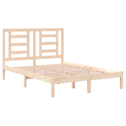 Letto senza Materasso 140x190 cm in Legno Massello di Pino