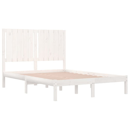 Giroletto Bianco in Legno Massello 120x190 cm Small Double