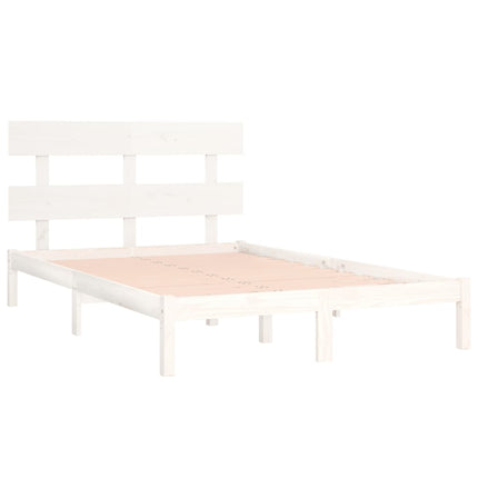 Giroletto Bianco in Legno Massello 180x200 cm Super King