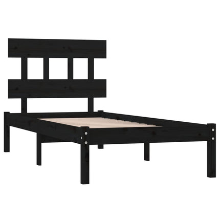 Giroletto Nero in Legno Massello 100x200 cm