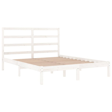 Giroletto Bianco in Legno Massello 120x190 cm Small Double