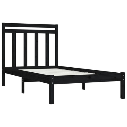 Giroletto Nero in Legno Massello 100x200 cm