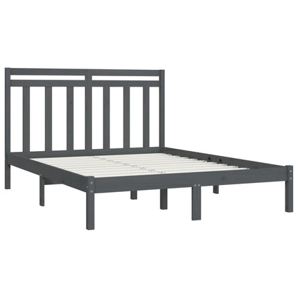Giroletto Grigio in Legno Massello 150x200 cm King Size