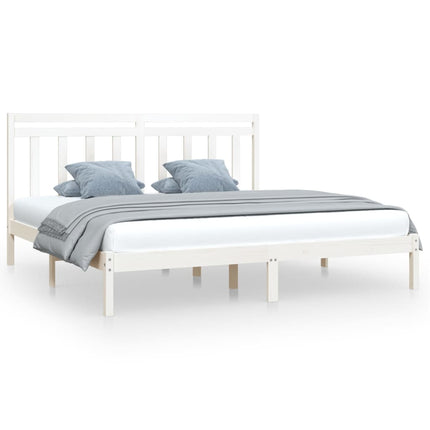 Giroletto Bianco in Legno Massello 180x200 cm Super King
