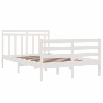 Giroletto Bianco in Legno Massello 120x190 cm Small Double