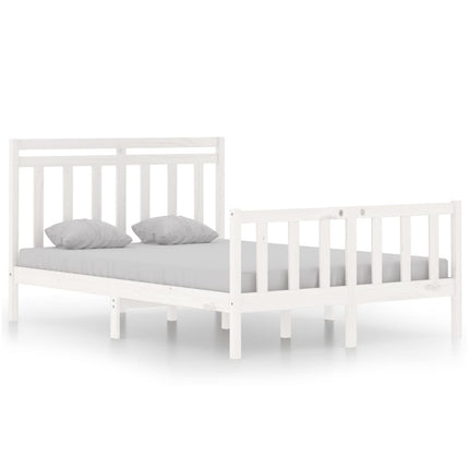 Giroletto Bianco in Legno Massello 120x190 cm Small Double