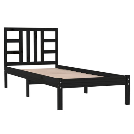 Giroletto Nero in Legno Massello 100x200 cm