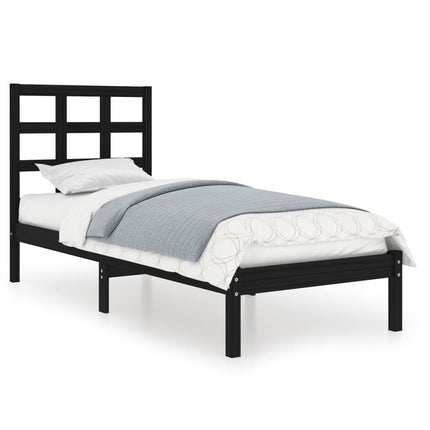 Giroletto Nero in Legno Massello 100x200 cm
