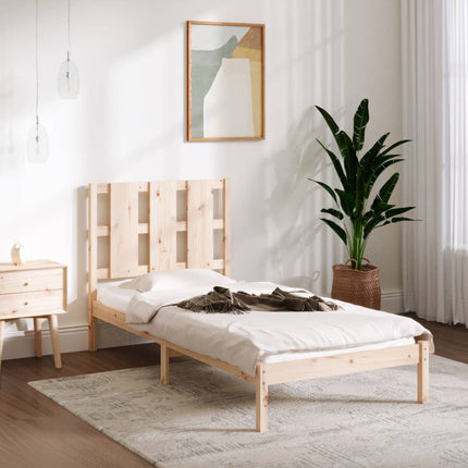 Giroletto senza Materasso 100x200 cm in Legno Massello di Pino