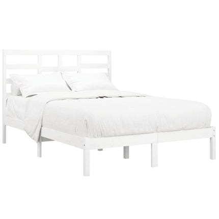 Giroletto Bianco in Legno Massello 140x190 cm