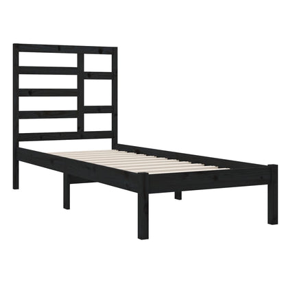 Giroletto Nero in Legno Massello 100x200 cm