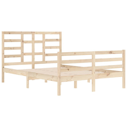 Giroletto senza Materasso Ambrato in Legno Massello 140x200 cm