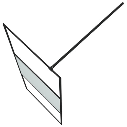 Parete Doccia Walk in 80x195 cm Vetro Semi Smerigliato ESG