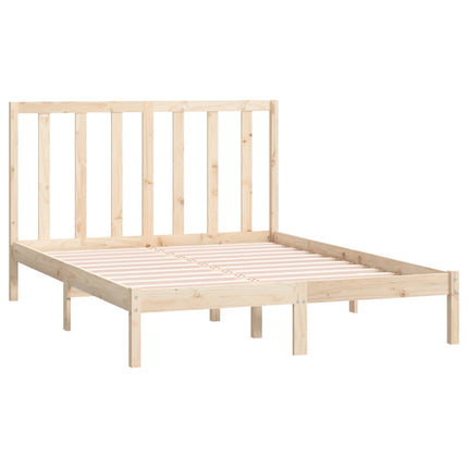 Letto senza Materasso 140x190 cm in Legno Massello di Pino