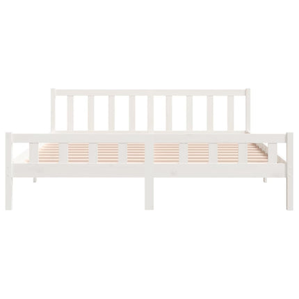 Giroletto Bianco in Legno Massello 180x200 cm Super King
