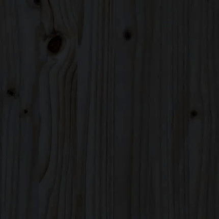 Giroletto Nero in Legno Massello 100x200 cm