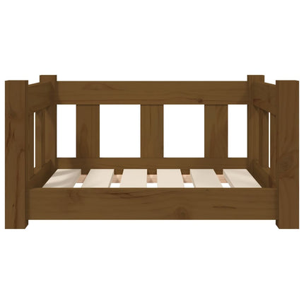Cuccia per Cani Ambra 55,5x45,5x28 cm in Legno Massello di Pino