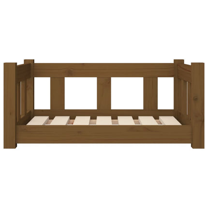 Cuccia per Cani Ambra 65,5x50,5x28 cm in Legno Massello di Pino