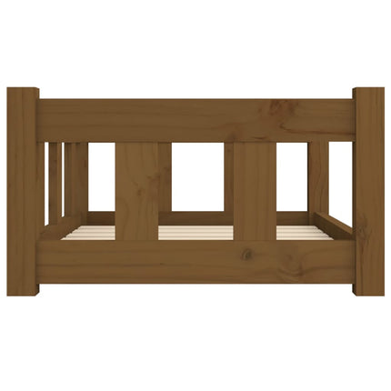Cuccia per Cani Ambra 65,5x50,5x28 cm in Legno Massello di Pino