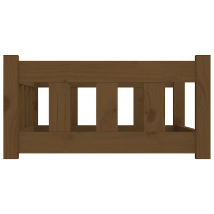 Cuccia per Cani Ambra 75,5x55,5x28 cm in Legno Massello di Pino