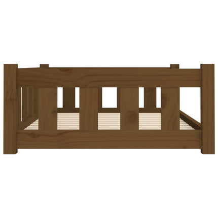 Cuccia per Cani Ambra 95,5x65,5x28 cm in Legno Massello di Pino