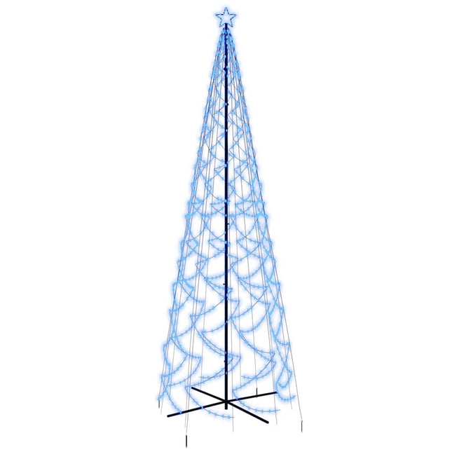 Albero di Natale a Cono Blu 1400 LED 160x500 cm