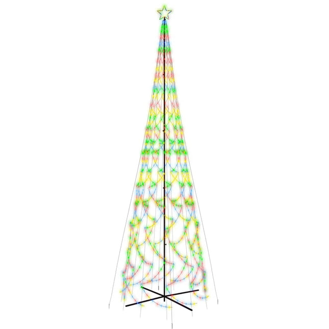 Albero di Natale a Cono Colorato 3000 LED 230x800 cm