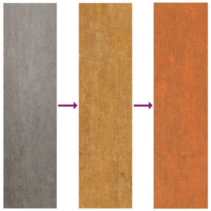 Letto Rialzato da Giardino Ruggine 160x80x77 cm Acciaio Corten