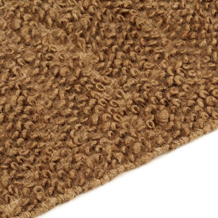 Tappeto Fatto a Mano in BouclÃ© 80x160 cm Iuta e Cotone