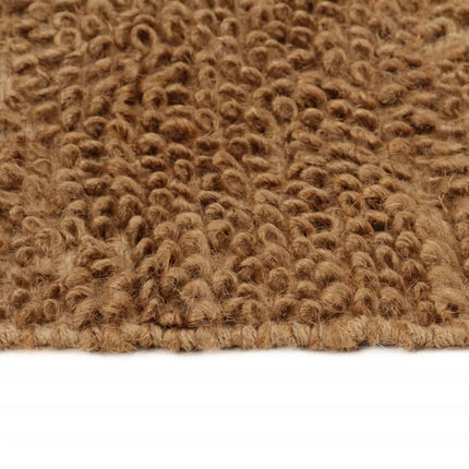 Tappeto Fatto a Mano in Bouclé 120x180 cm Iuta e Cotone