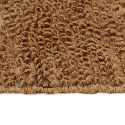 Tappeto Fatto a Mano in Bouclé 160x230 cm Iuta e Cotone