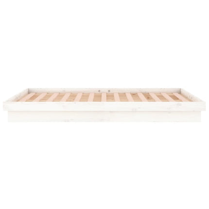 Giroletto con LED Bianco 150x200cm King Size in Legno Massello