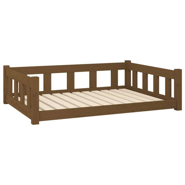 Cuccia per Cani Ambra 105,5x75,5x28cm in Legno Massello di Pino