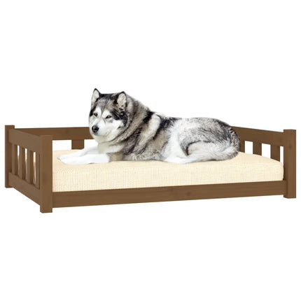 Cuccia per Cani Ambra 105,5x75,5x28cm in Legno Massello di Pino