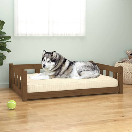 Cuccia per Cani Ambra 105,5x75,5x28cm in Legno Massello di Pino