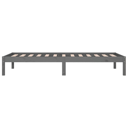 Dormeuse Grigia 90x200 cm in Legno Massello di Pino