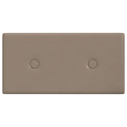 Pannelli Murali 12 pz Cappuccino 30x15 cm in Similpelle 0,54 m²