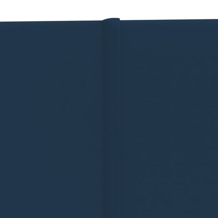 Pannelli Murali 12 pz Blu 90x15 cm Velluto 1,62 m²