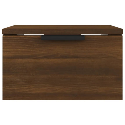 Comodini a Muro 2 pz Rovere Marrone 34x30x20 cm