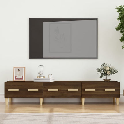 Mobile TV Rovere Marrone 150x34,5x30 cm in Legno Multistrato