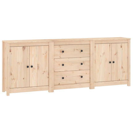 Credenza 210x35x80 cm in Legno Massello di Pino
