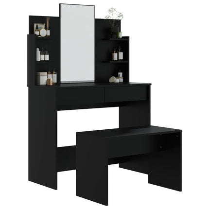 Set Toeletta Nero 96x40x142 cm