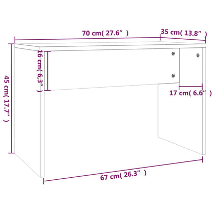 Set Toeletta Nero 96x40x142 cm