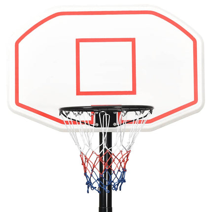 Supporto per Pallacanestro Bianco 258-363 cm Polietilene
