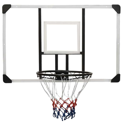 Tabellone Pallacanestro Trasparente 106x69x3 cm Policarbonato