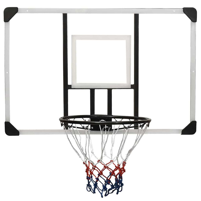 Tabellone Pallacanestro Trasparente 106x69x3 cm Policarbonato