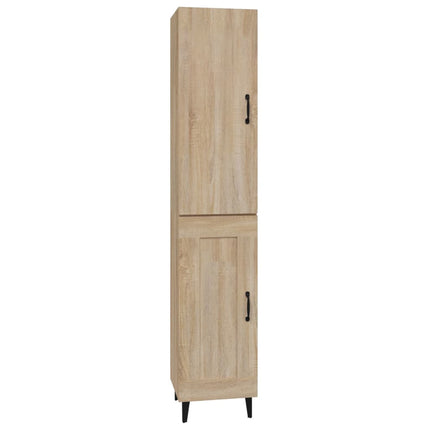 Credenza Rovere Sonoma 34,5x34x180 cm in Legno Multistrato